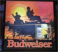 Budweiser this one’s for you lighted fisherman