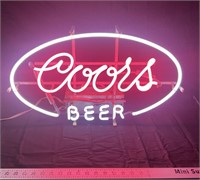Coors neon sign 24“ x 14“