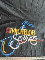 Michelob sounds metal sign approximately 32 x 28
