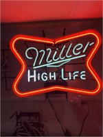 Miller high life lighted neon sign approximately