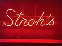 Stroh's neon light approximately 25 x 11