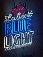 Labatt Blue Light Canadian Pilsner neon light