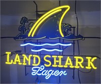 Land shark lager neon lighted sign approximately