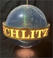 Schlitz on the draught round motion light