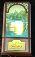 Hamm's lighted beer sign
