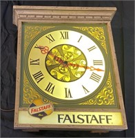 Falstaff lighted clock