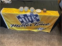 Lite Flag, beer mug and Coors ashtray