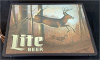 Lite Beer Whitetail lighted sign