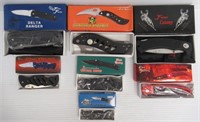 (7) Assorted pocket knives in boxes.