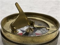 Sun Dial Compass Son Mfg New York 1.75”