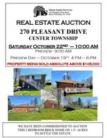 LIVE AND ONLINE REAL ESTATE AUCTION OCT 22ND 10AM