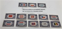 US Postage Stamp Set, Overrun Countries, Mint,