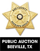 Bee County Sheriff's Office online auction 10/18/2022