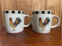Gibson Everyday Rooster 10 oz. Coffee Mug Cup