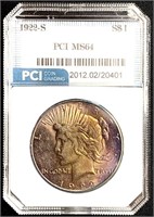 1922-S Peace Silver Dollar PCI MS-64