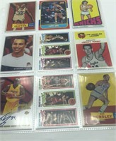Basketball Cards Presumed to be Reproductions