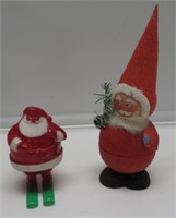 9" PAPER SANTA CANDY CONTAINER W/ORI.TAG MISSING