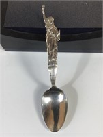 STERLING COLLECTOR SPOON STATUE OF LIBERTY 6 INCH