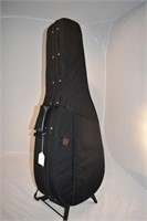 Contemporary canvas gig bag; as is
