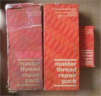 (3) Helicoid master thread repair packs.