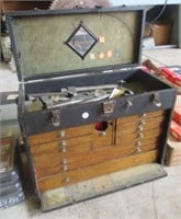 Gerstner machinist box with contents that