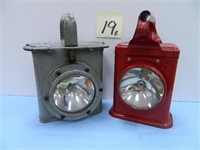 (2) Railroad Inspection Lanterns