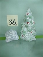 Isabel Bloom Rose & 7" Christmas Tree