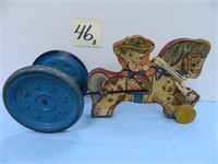 The Gong Bell Mfg. Co. Horse Pull Toy