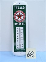 Texaco Metal Adv. Thermometer