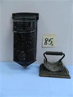1866 No. 3 Cast Iron Mail Box & Geneva CI Hand -
