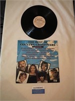 Anne Murray, Willie Nelson LP album, signed w/COA