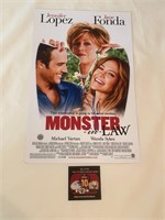Jennifer Lopez signed movie poster w/COA 11x17
