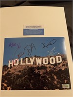 Hollywood multiple signed 8x10 photo w/COA