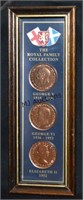 The Royal Family Collection Framed Coins