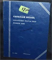 Canadian 5 Cent Nickel Collection 1922 -1960