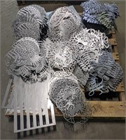 Pallet Lot of Bare Metal Wall Art. Including Home