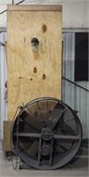 Scrap - Industrial Fan , Wood Table , Metal Pieces