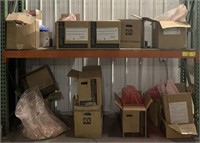 Contents of pallet rack, including Sherwin