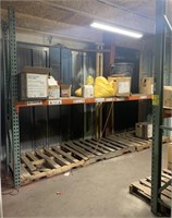 Two Sets of Cardinal Pallet Racking. Longest