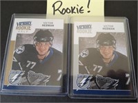 VICTOR HEDMAN ROOKIE LOT WITH GOLD PARALLEL