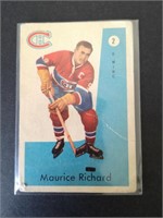 1959-60 PARKHURST MAURICE RICHARD  CARD