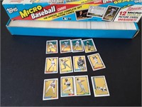 1992 TOPPS MICRO SET VERY SMALL CARDS NOT CHECKED