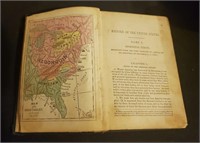 Antique HB book 1868 USA history Appleton