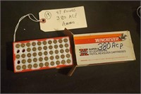47 rounds 380 ACP ammo hollow point