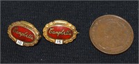 Campbell's Soup Enamel Service Pins Employee Book