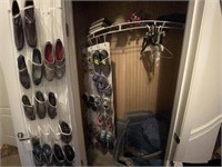 Master bedroom full entire closet
