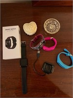 Smart watch and trinket box ring holder lot