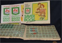 5 - S&H Green Stamps Books And Loose Stamp Lot