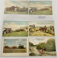 6 Rumely Oil Pull Post Cards