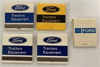 5 Ford Tractor Matchbooks